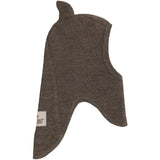 Huttelihut Brown Melange Elefanthue Ears Uld Rib