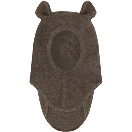 Huttelihut Brown Melange Elefanthue Ears Uld Rib