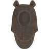 Huttelihut Brown Melange Elefanthue Ears Uld Rib