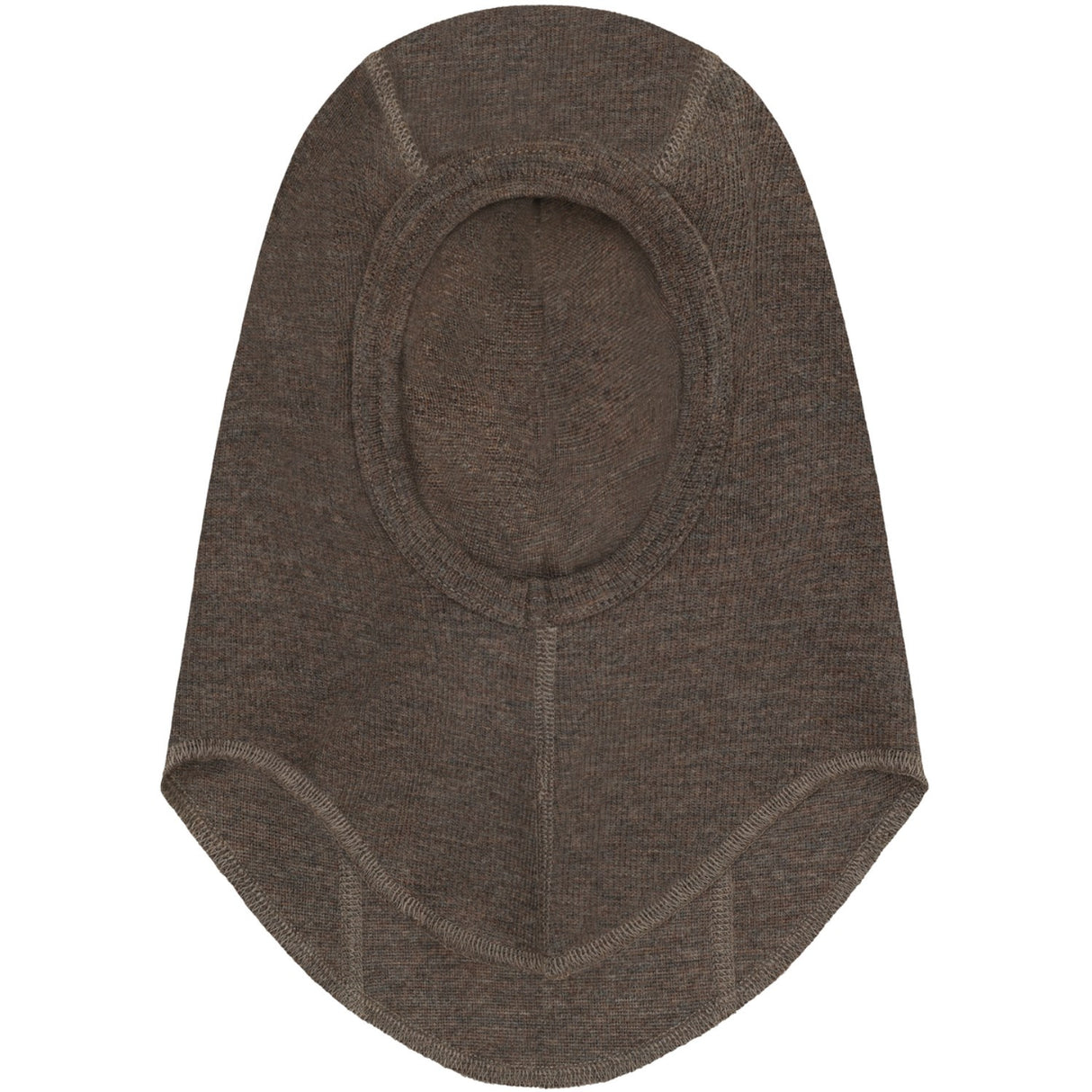 Huttelihut Brown Melange Elefanthue Uld Rib