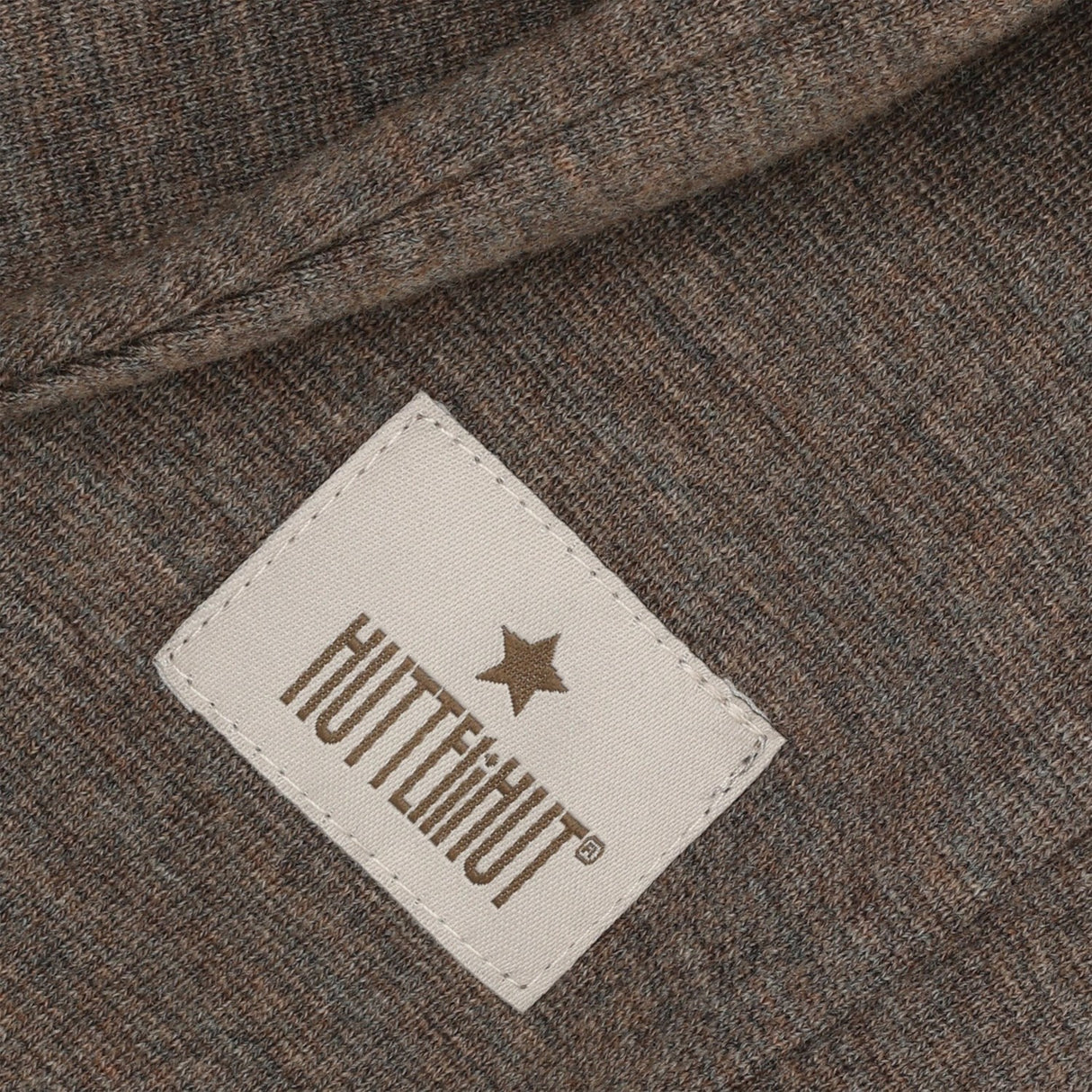 Huttelihut Brown Melange Elefanthue Ears Uld Rib