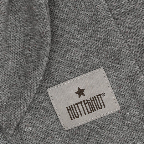 Huttelihut Medium Grey Melange Elefanthue Ears Bomuld Rib