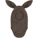 Huttelihut Brown Melange Elefanthue Ears Uld Rib