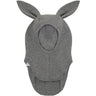 Huttelihut Medium Grey Melange Elefanthue Ears Bomuld Rib