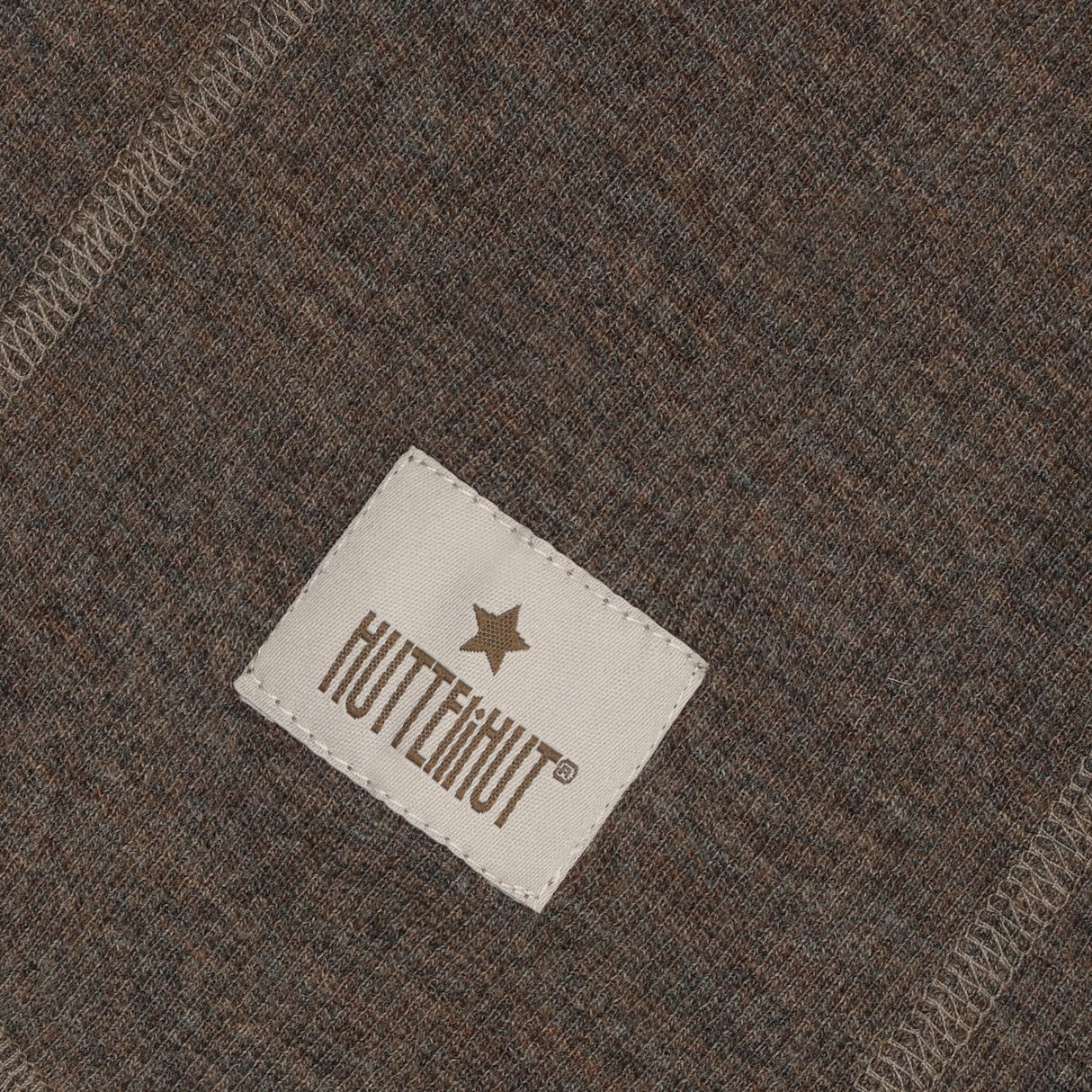 Huttelihut Brown Melange Elefanthue Uld Rib