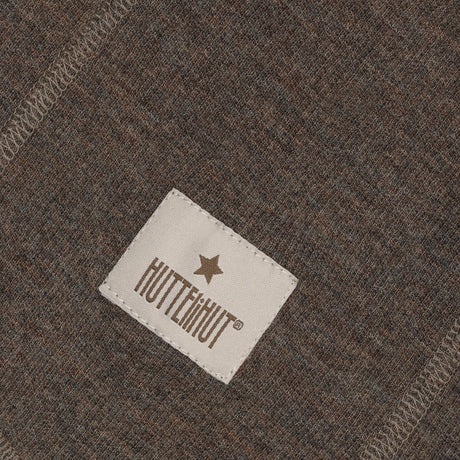 Huttelihut Brown Melange Elefanthue Uld Rib
