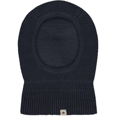Huttelihut Dark Navy Elefanthue Uld Strik Windstop
