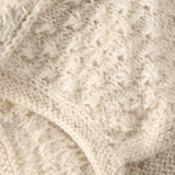 Huttelihut Off-White Bonnet Ears Alpaca Uld Strik
