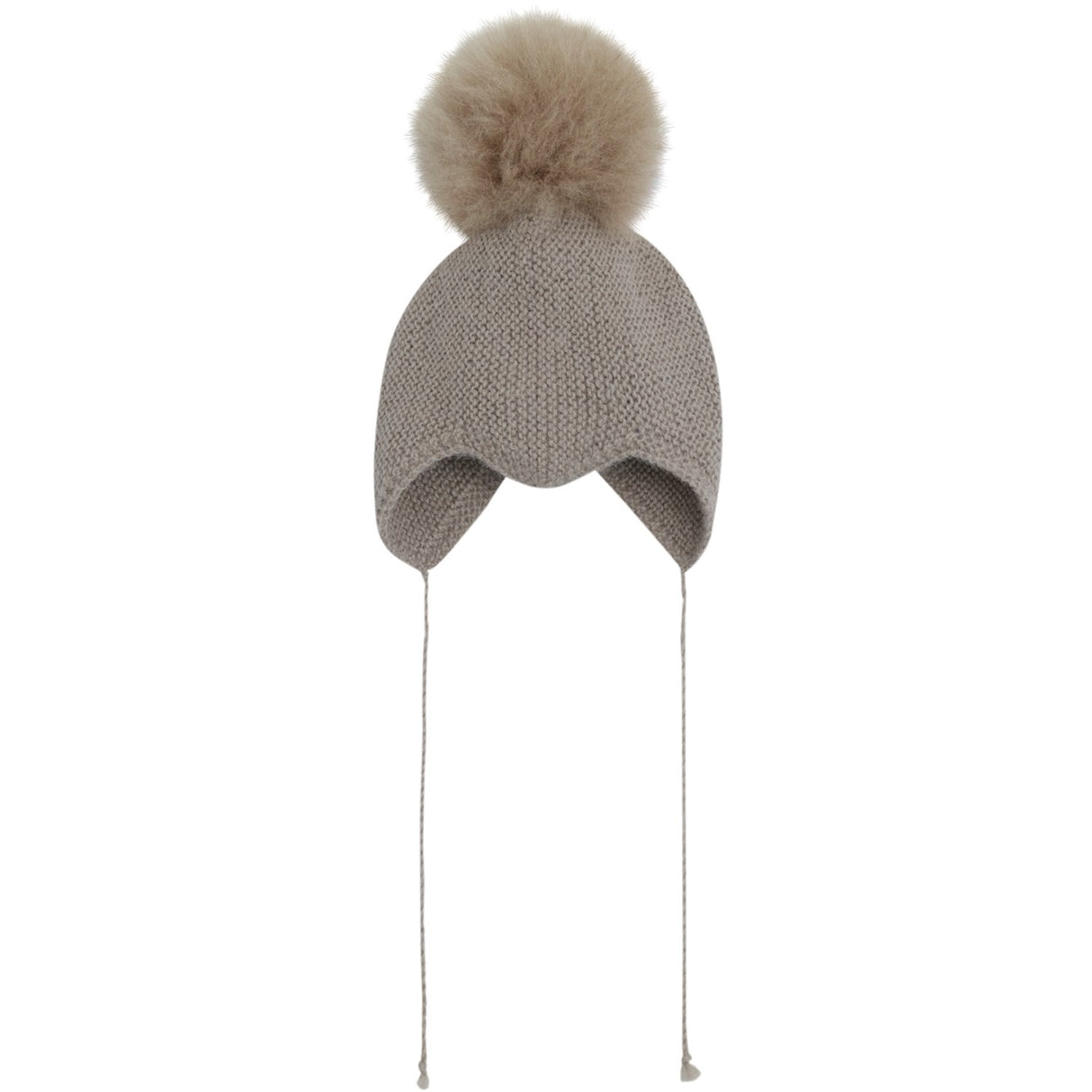 Huttelihut Atmosphere Bonnet Uld Strik Alpaca Pompom