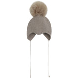 Huttelihut Atmosphere Bonnet Uld Strik Alpaca Pompom