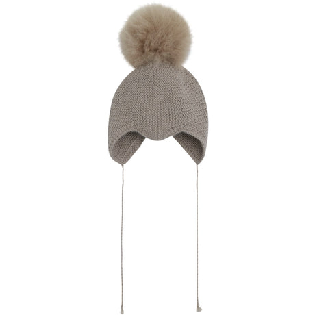 Huttelihut Atmosphere Bonnet Uld Strik Alpaca Pompom