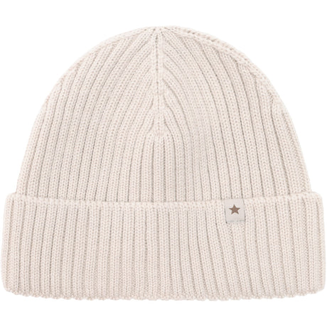Huttelihut Sand Melange Beanie Uld Strik