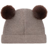 Huttelihut Cinder Melange Beanie Uld Strik Pompoms