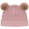 Huttelihut Woodrose Beanie Uld Strik Pompoms