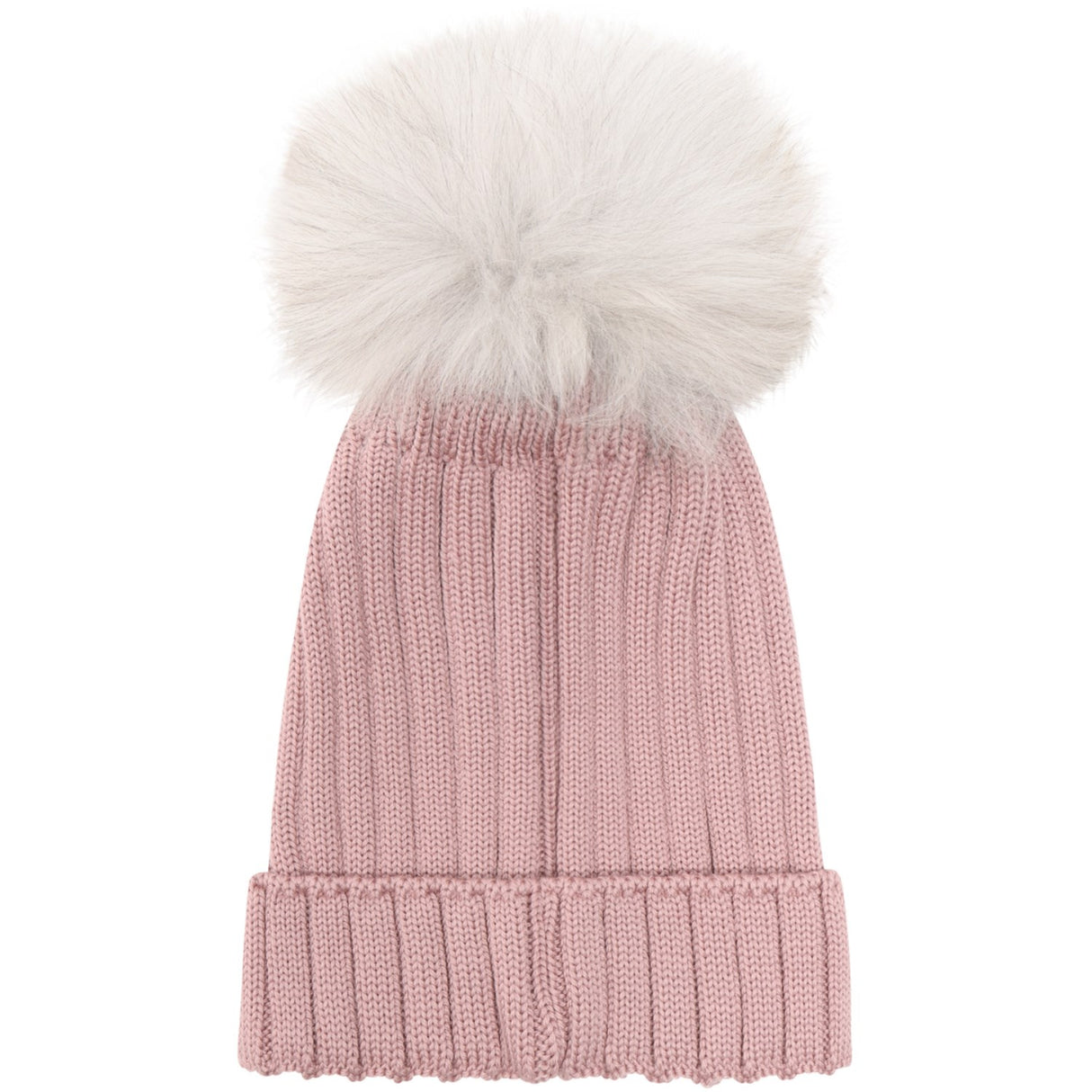 Huttelihut Woodrose Hue Strik Alpaca Pompom