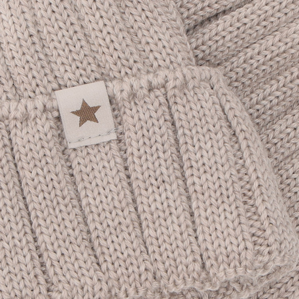 Huttelihut Camel Melange Hue Strik Alpaca Pompom