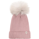 Huttelihut Woodrose Hue Strik Alpaca Pompom