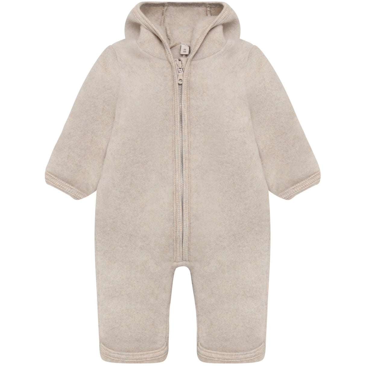 Huttelihut Camel Melange Klapvogn Dragt Ears Uld Fleece