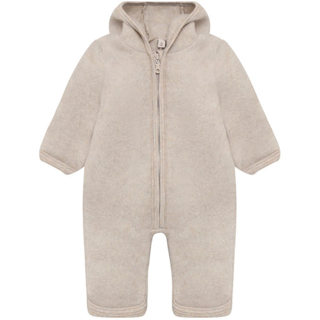 Huttelihut Camel Melange Klapvogn Dragt Ears Uld Fleece