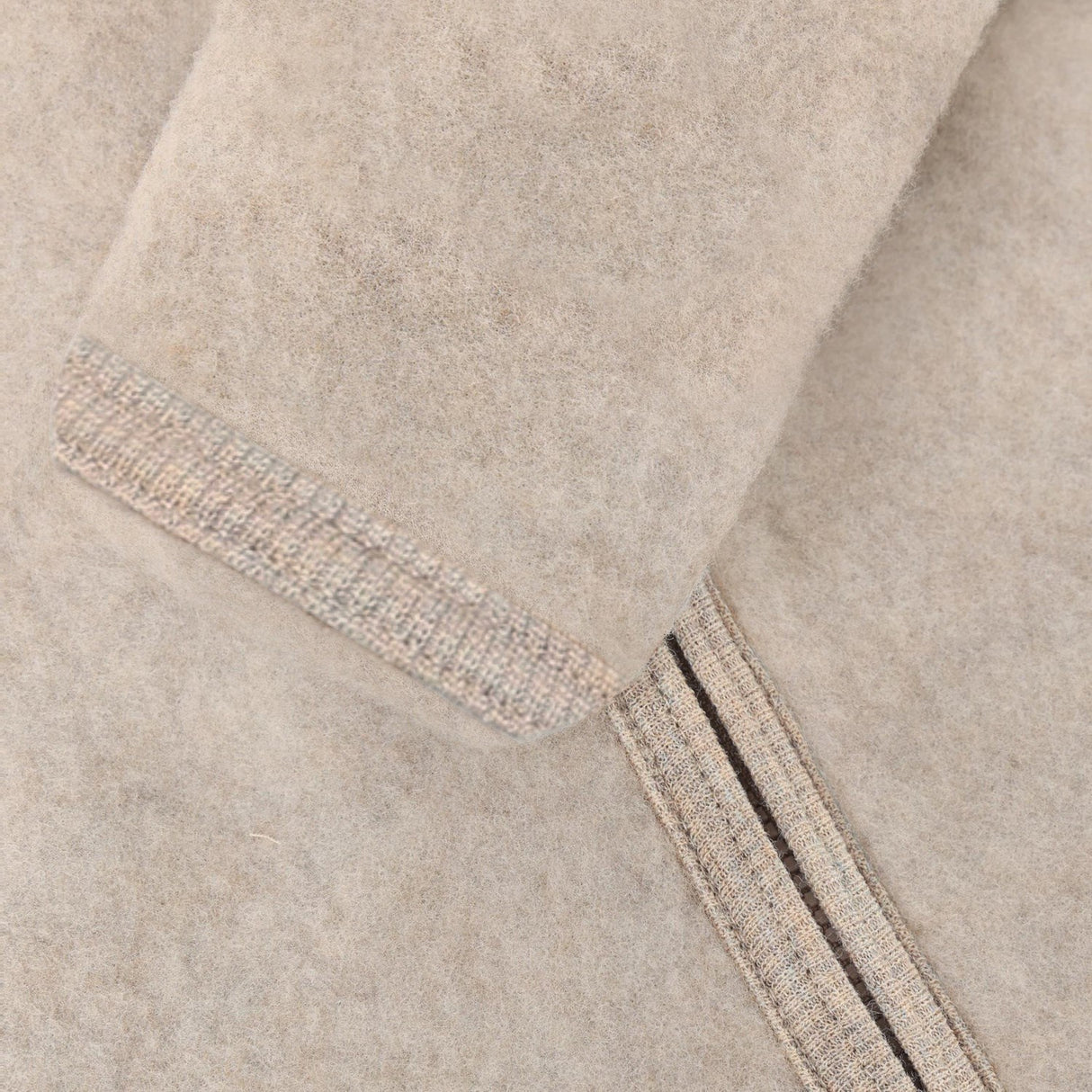Huttelihut Camel Melange Klapvogn Dragt Ears Uld Fleece