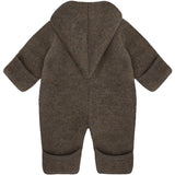 Huttelihut Brown Melange Klapvogn Dragt Pixie Uld Fleece