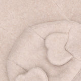 Huttelihut Camel Melange Klapvogn Dragt Ears Bomuld Fleece
