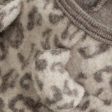 Huttelihut Camel Melange Klapvogn Dragt Ears Uld Fleece Jac