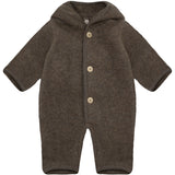 Huttelihut Brown Melange Klapvogn Dragt Pixie Uld Fleece