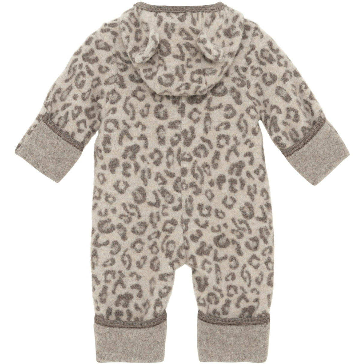 Huttelihut Camel Melange Klapvogn Dragt Ears Uld Fleece Jac