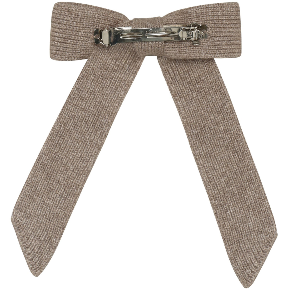 Huttelihut Savannah Melange Hairclip Sløjfe Uld Strik