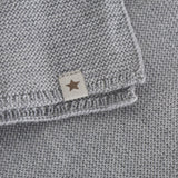 Huttelihut Medium Grey Melange Neck Warmer Uld Strik