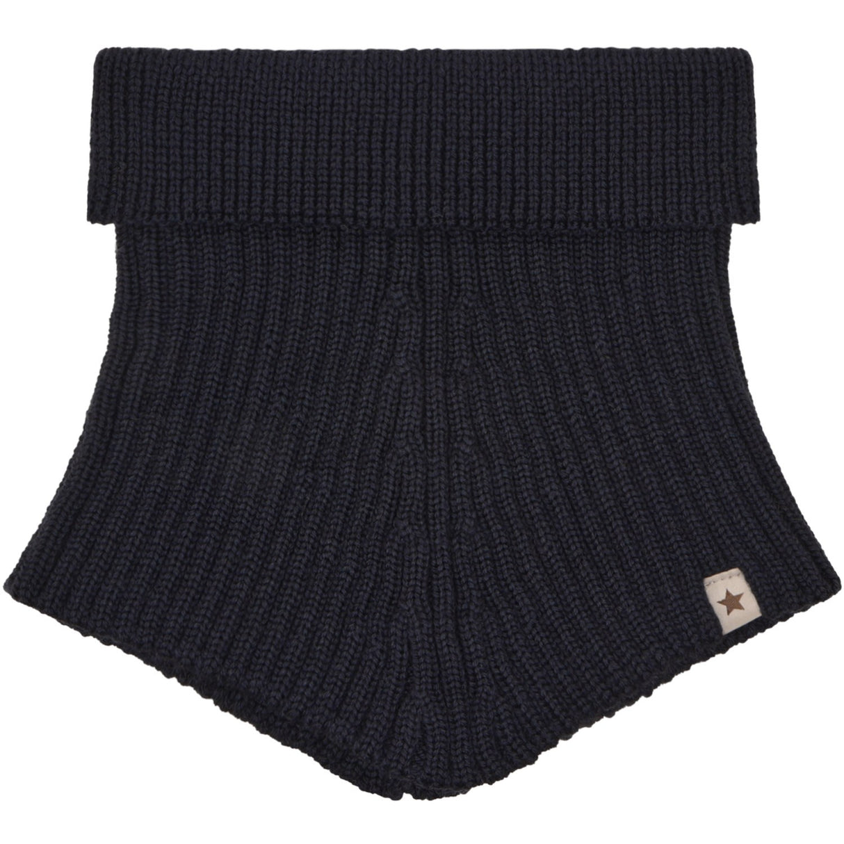 Huttelihut Dark Navy Neck Warmer Uld Strik