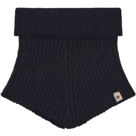 Huttelihut Dark Navy Neck Warmer Uld Strik