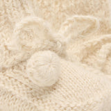 Huttelihut Off-White Footies Alpaca Uld Strik