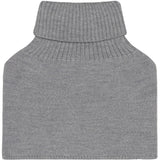 Huttelihut Medium Grey Melange Neck Warmer Uld Strik