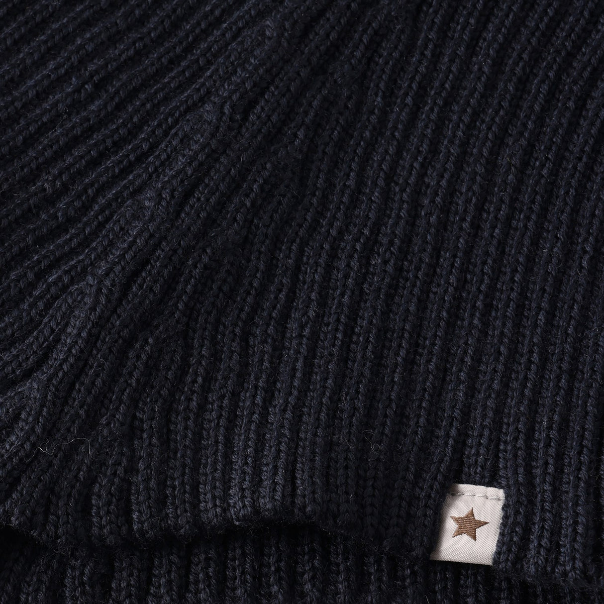 Huttelihut Dark Navy Neck Warmer Uld Strik