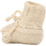 Huttelihut Off-White Footies Alpaca Uld Strik
