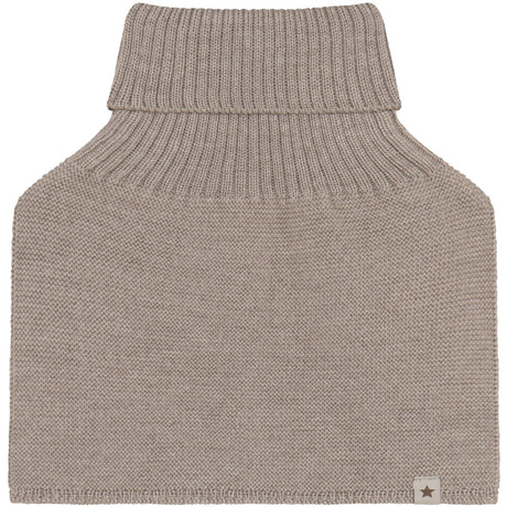 Huttelihut Camel Melange Neck Warmer Uld Strik