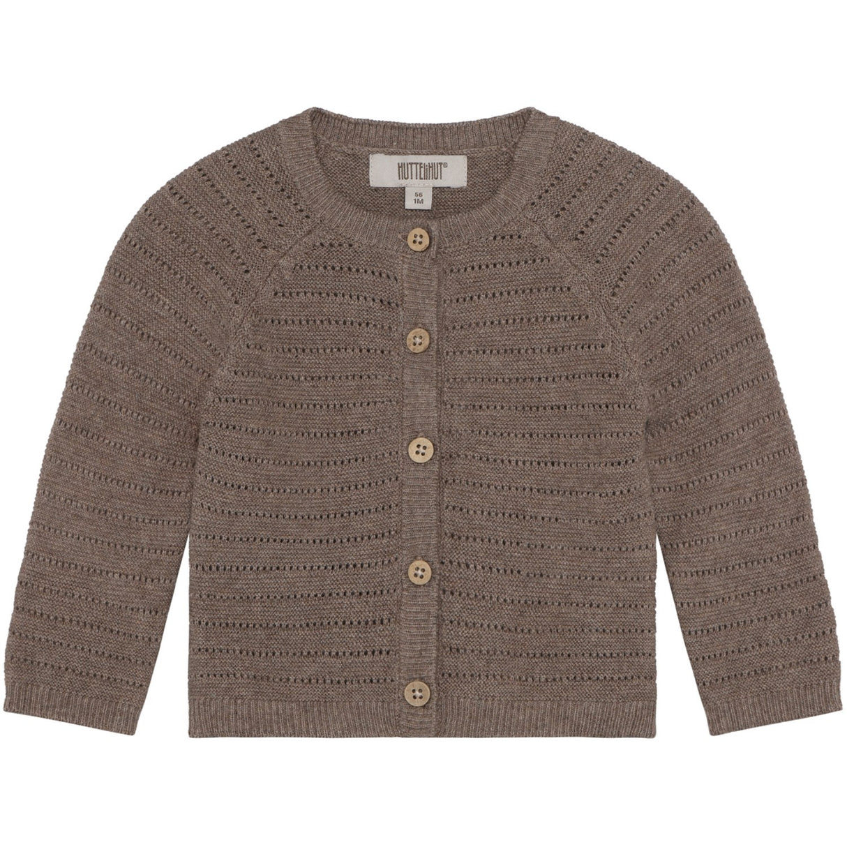 Huttelihut Cinder Melange Cardigan Strik M/ Uld