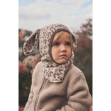 Huttelihut Camel Melange Elefanthue Ears Uld Fleece Jac