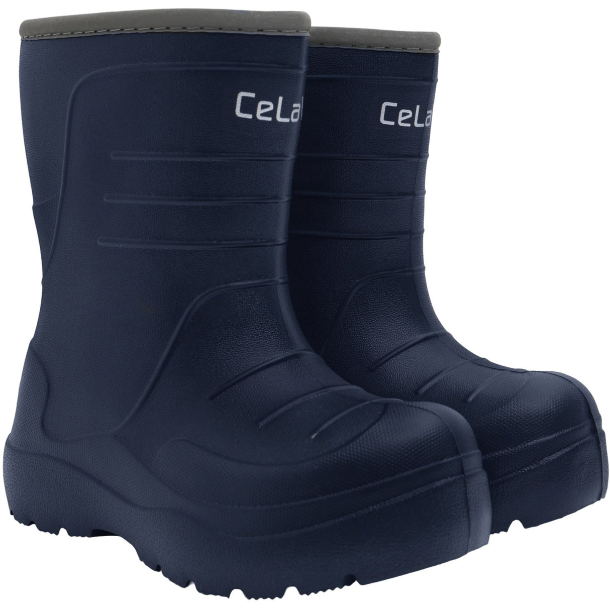 CeLaVi Navy Termo Gummistøvler - Embossed