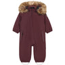 Color Kids Catawba Grape Baby Coverall M/ Fake Pels