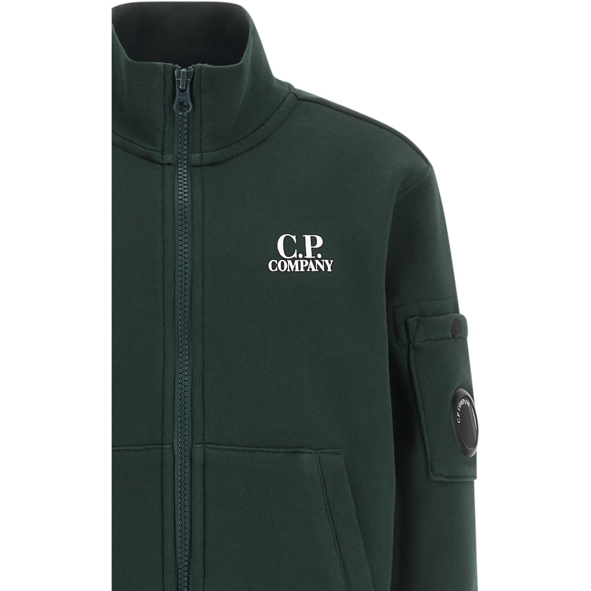 C.P. Company Black Zipped Sweatshirt