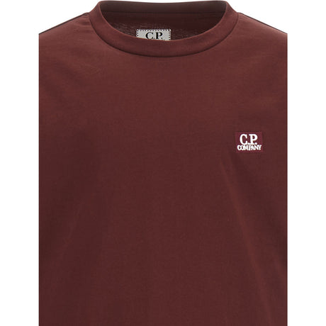 C.P. Company Borgogna Red Long Ærmer T-Shirt