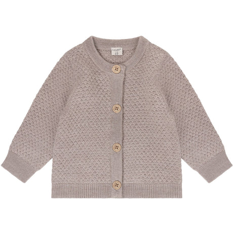 CeLaVi Mocha Meringue Melange Cardigan - Strikket
