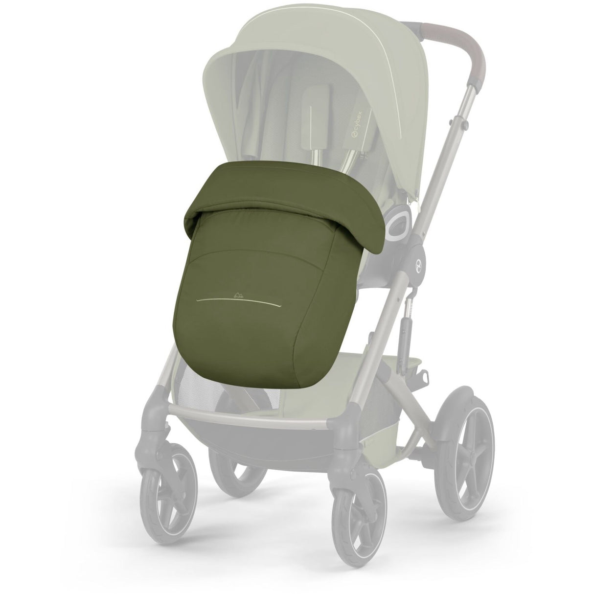 Cybex Moss Green Talos S Lux Tpe Inklusiv Foldbar Cot