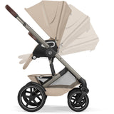 Cybex Almond Beige Talos S Lux Tpe Inklusiv Foldbar Cot