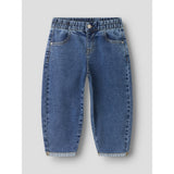 Name It Medium Blue Denim Nmfbella Barrel Dnm Jeans 4431-Bc