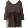 Name It Chocolate Martini Nmfdaisy Ls Slim Kjole