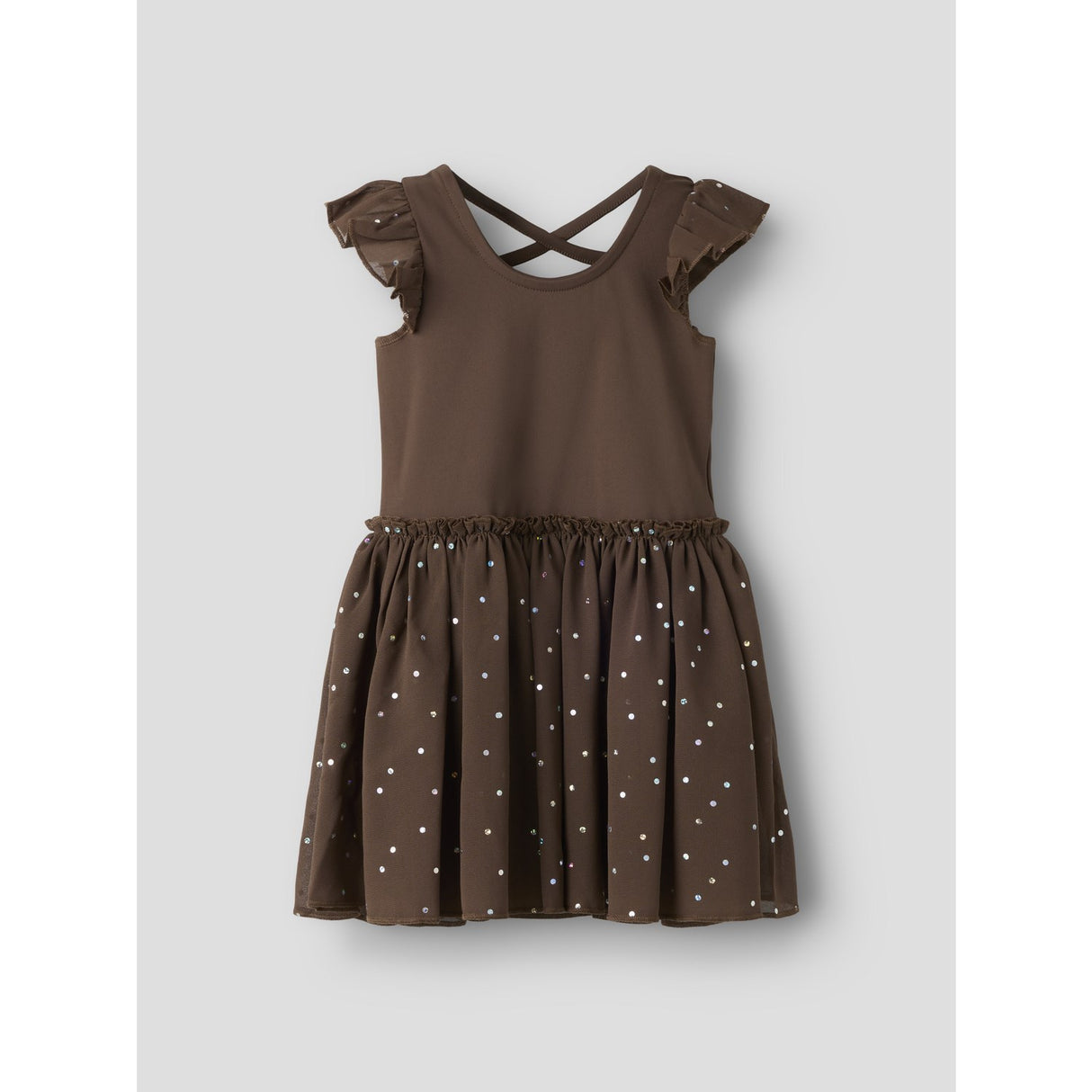 Name It Chocolate Martini Nmftulle Ss Kjole